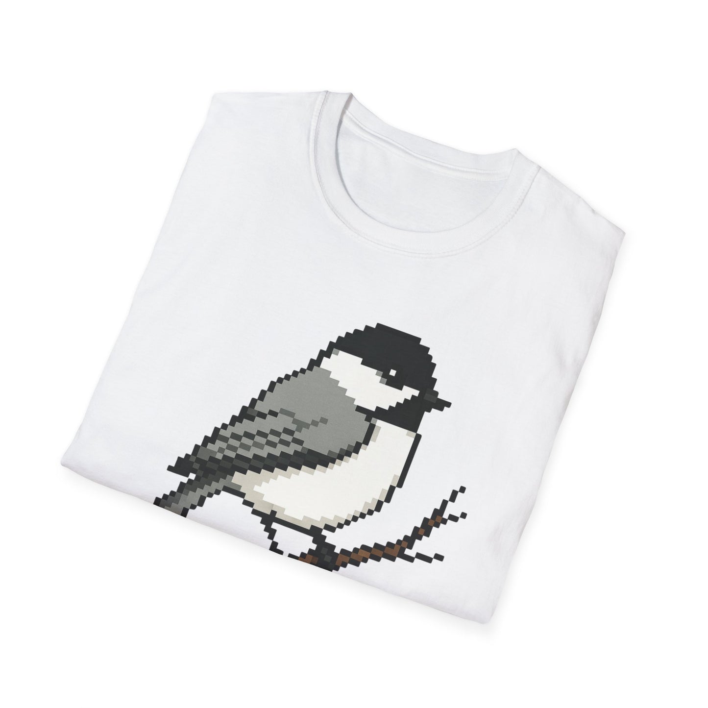 Black-capped Chickadee Pixel Art