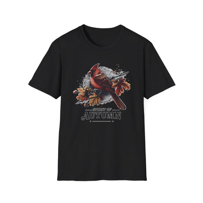 Northern Cardinal Spirit of Autumn Vintage T-Shirt