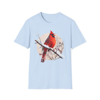 Northern Cardinal – Winter Branch T-Shirt