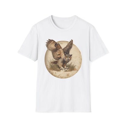 Great Horned Owl Vintage T-Shirt