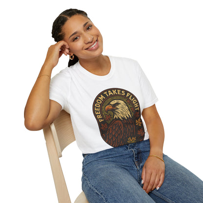 Bald Eagle Autumn Vintage T-Shirt