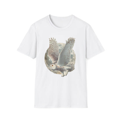 Snowy Owl Moon T-Shirt