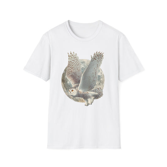 Snowy Owl Moon T-Shirt