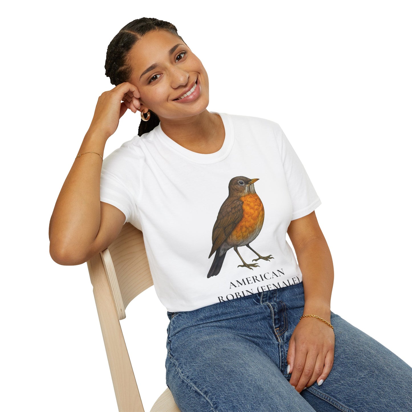 American Robin (Female) Field Guide Tee