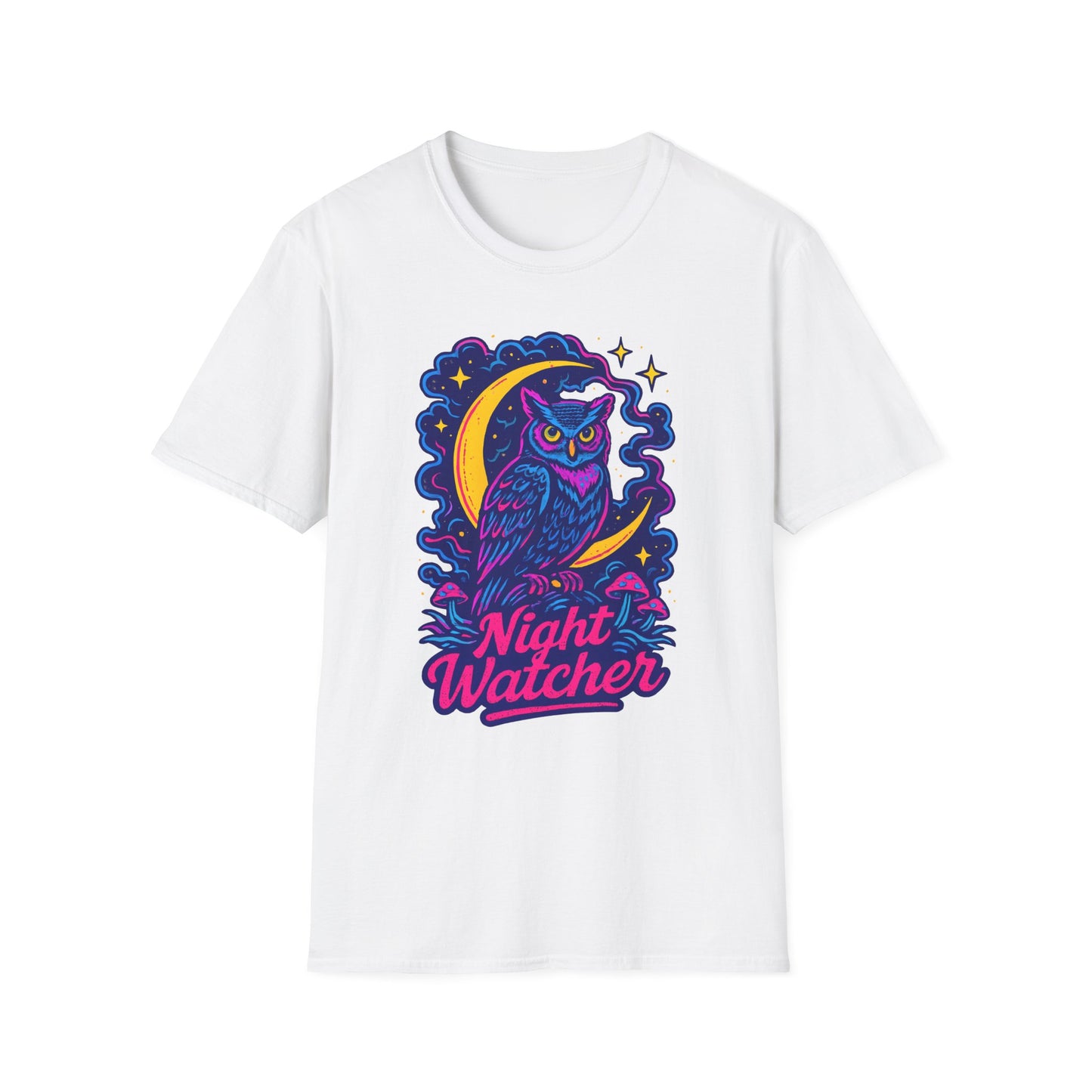 Great Horned Owl Psychedelic T-Shirt