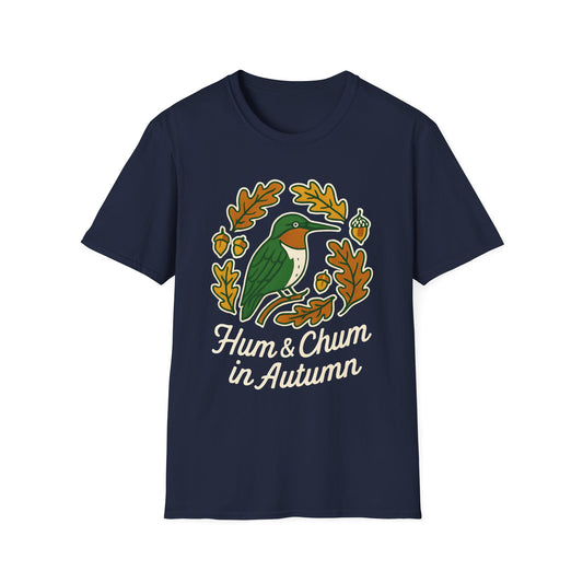 Ruby-throated Hummingbird Autumn Crest T-Shirt