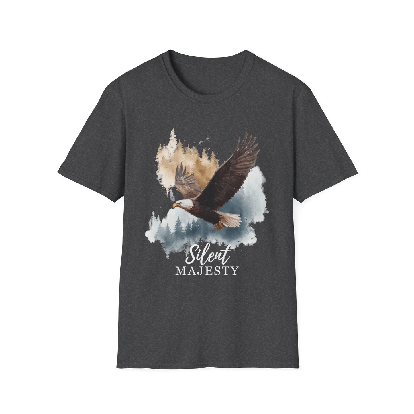 Bald Eagle Silent Majesty Watercolor T-Shirt