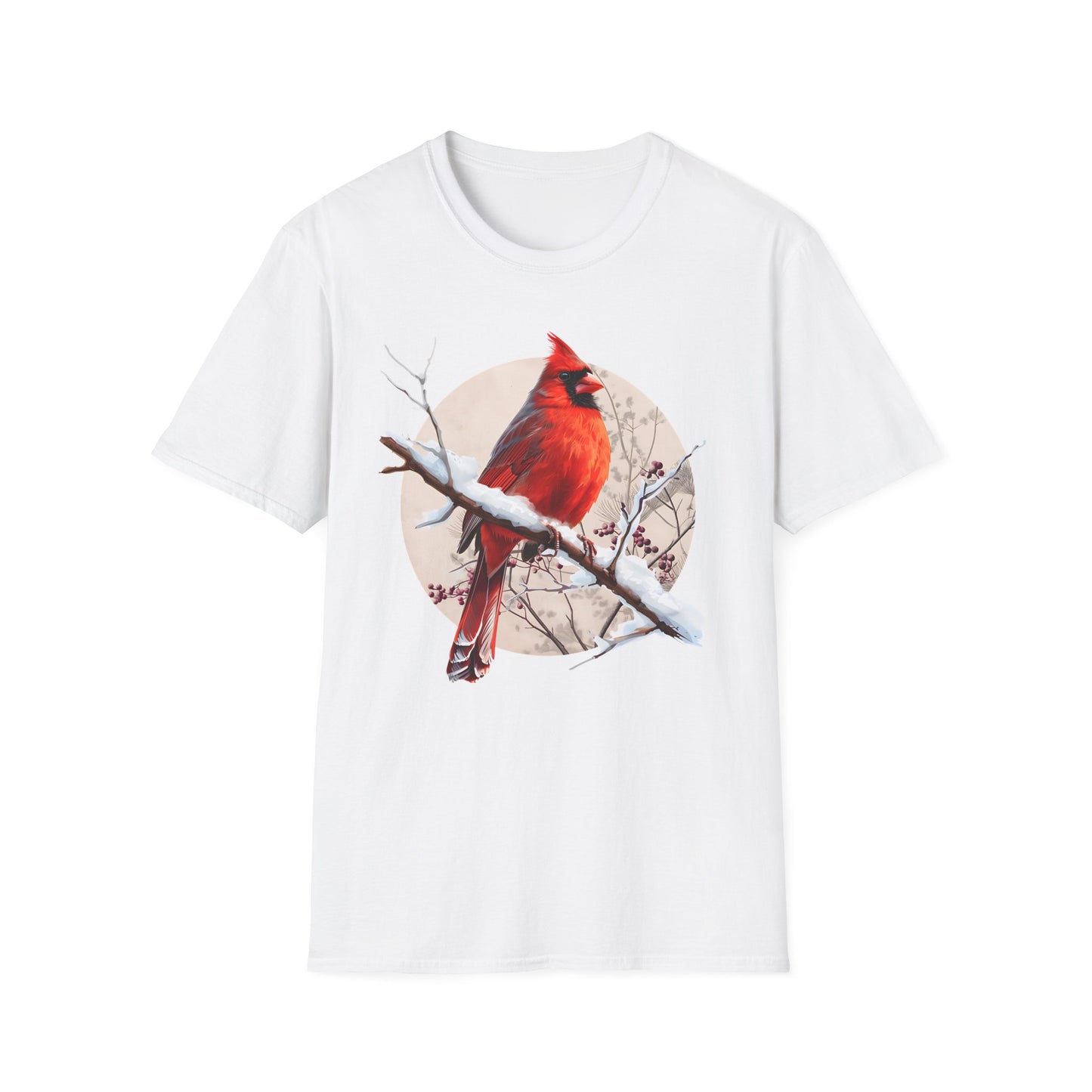 Northern Cardinal – Winter Branch T-Shirt