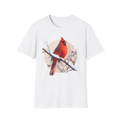 Northern Cardinal – Winter Branch T-Shirt