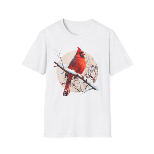 Northern Cardinal – Winter Branch T-Shirt