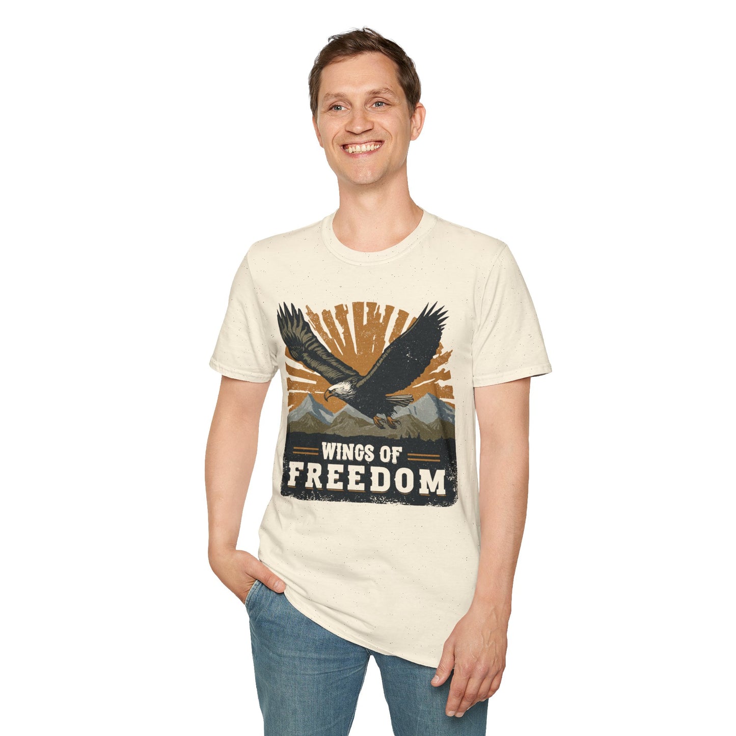 Bald Eagle Wings of Freedom T-Shirt