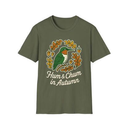 Ruby-throated Hummingbird Autumn Crest T-Shirt