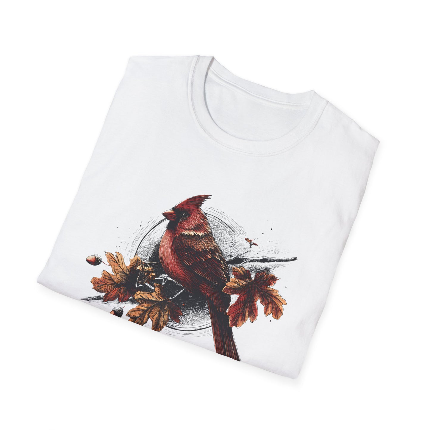 Northern Cardinal Spirit of Autumn Vintage T-Shirt
