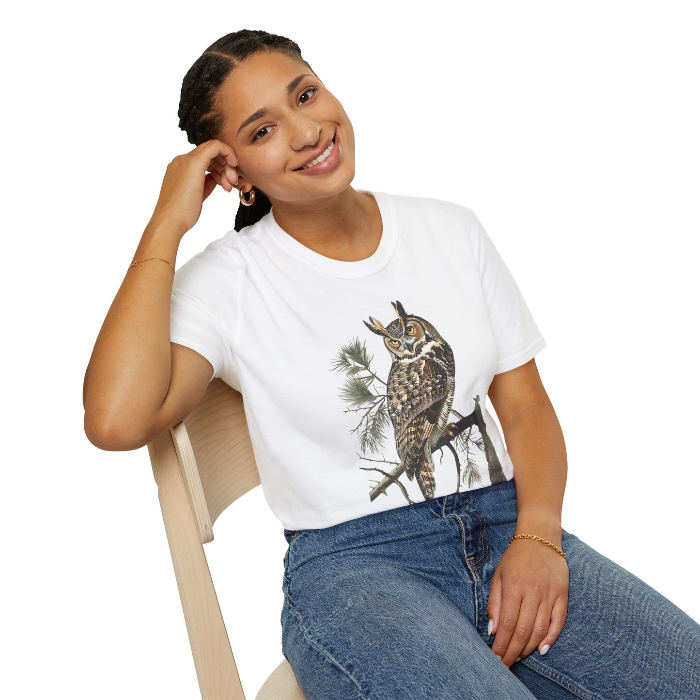 Great Horned Owl – Vintage T-Shirt