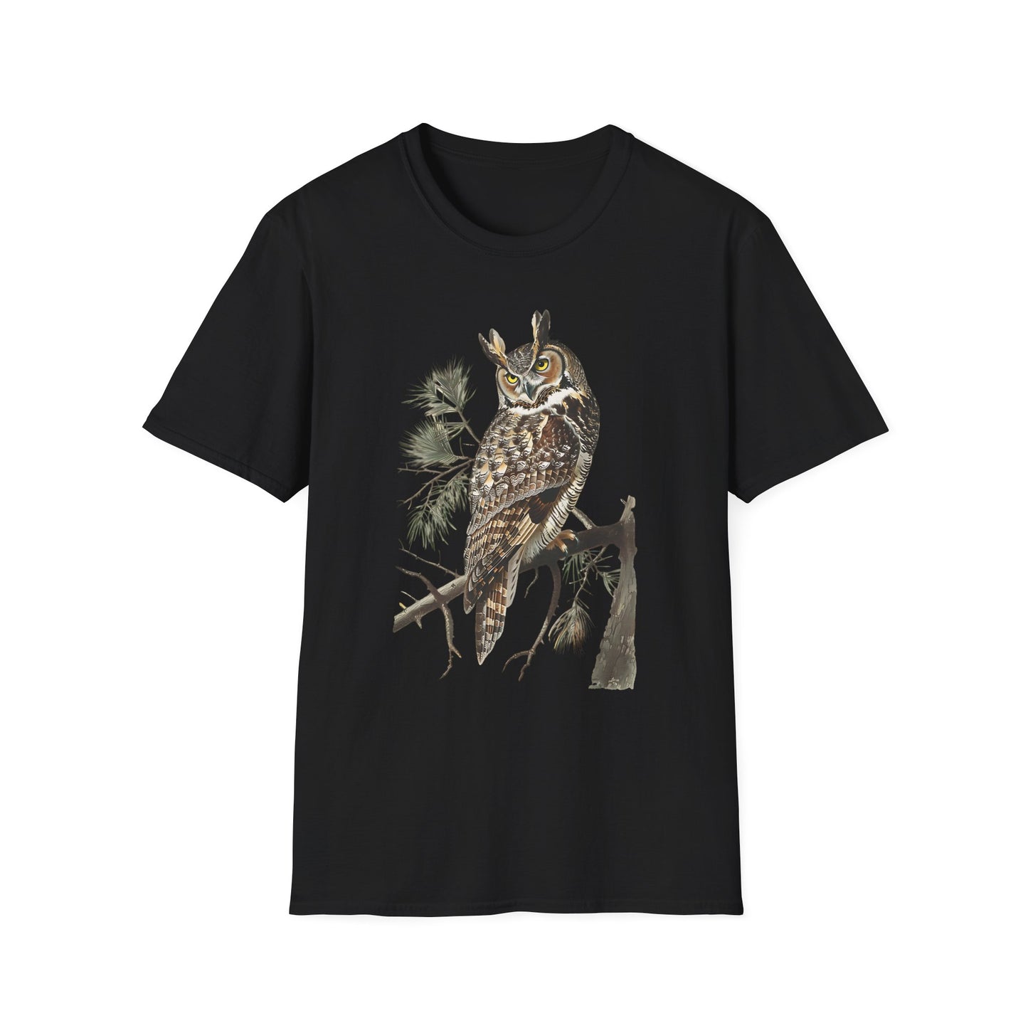 Great Horned Owl – Vintage T-Shirt