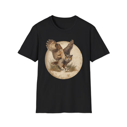 Great Horned Owl Vintage T-Shirt