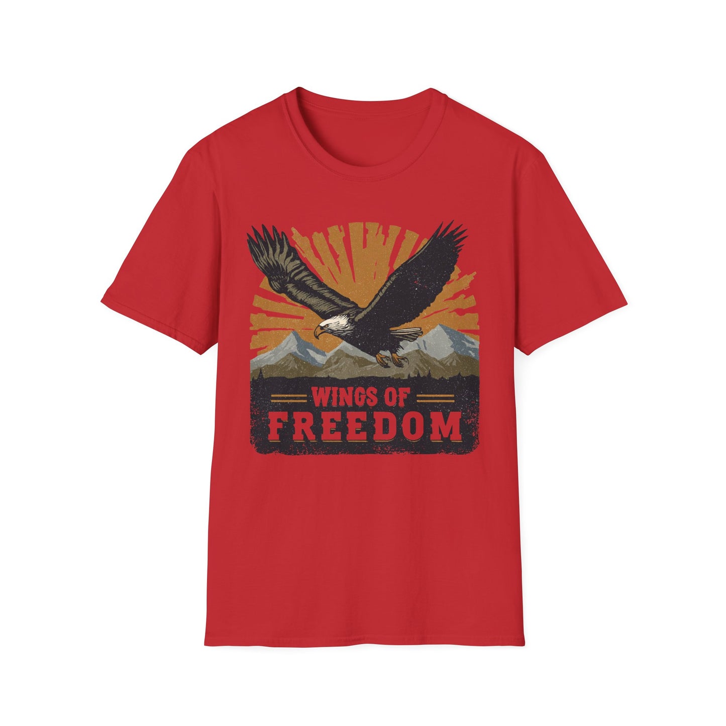 Bald Eagle Wings of Freedom T-Shirt