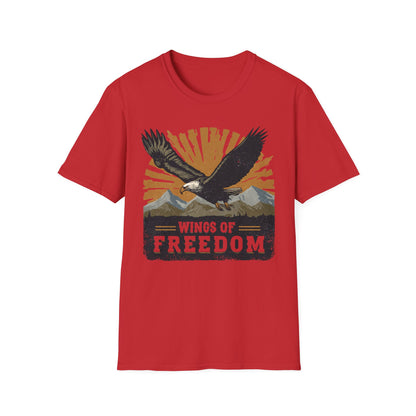 Bald Eagle Wings of Freedom T-Shirt