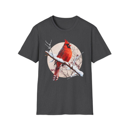 Northern Cardinal – Winter Branch T-Shirt