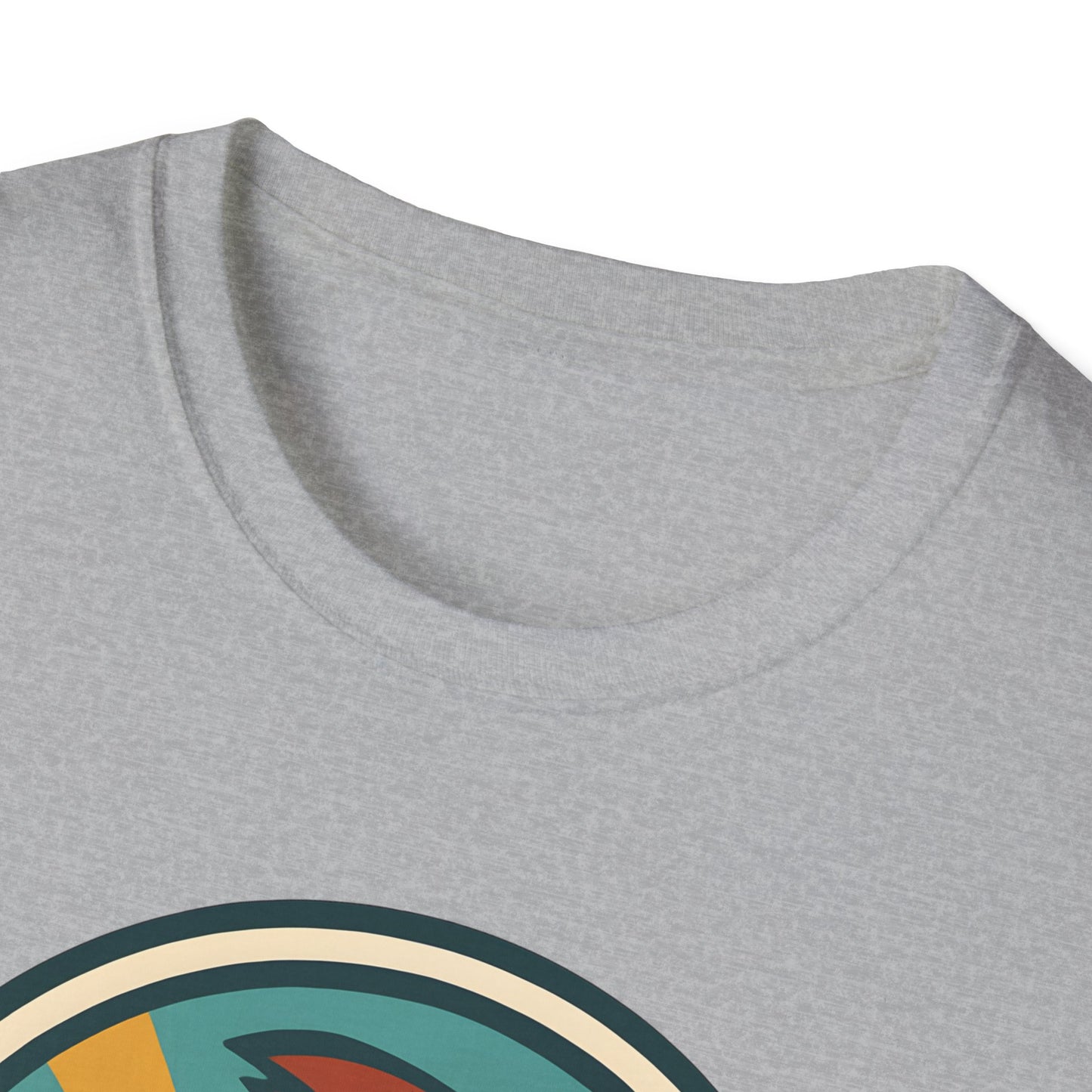 Northern Cardinal Retro Sunset T-Shirt