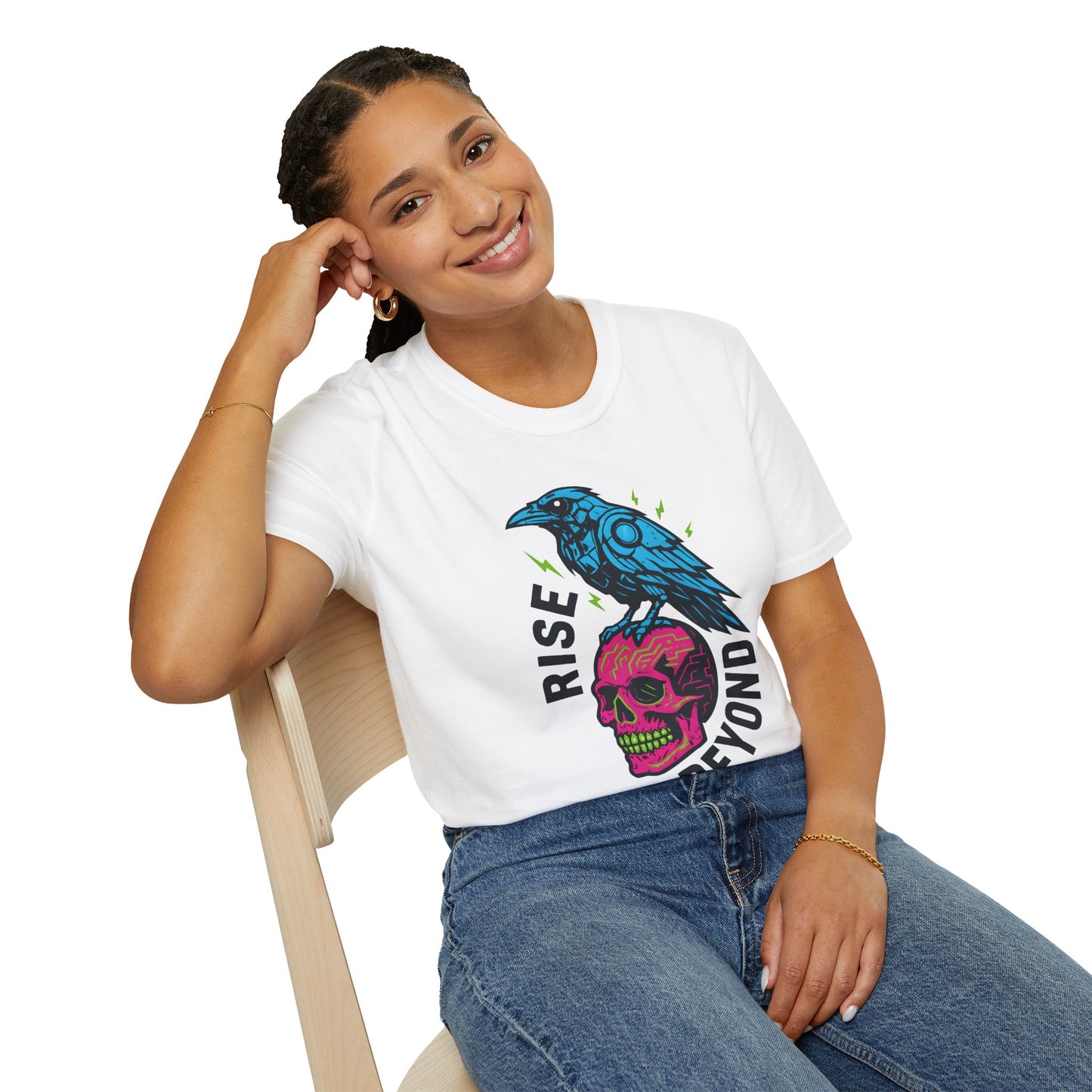 Rise Beyond Raven Skull T-Shirt