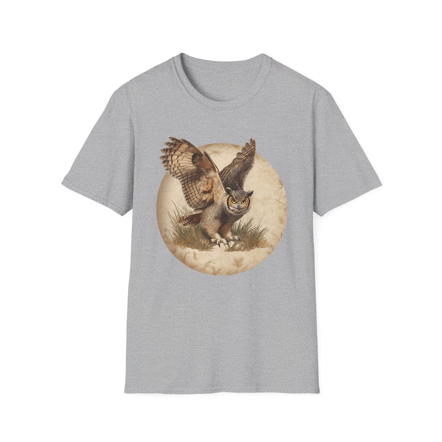 Great Horned Owl Vintage T-Shirt