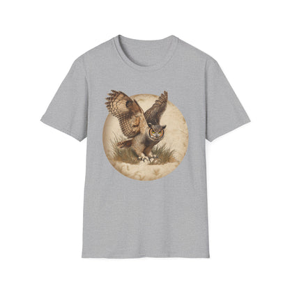 Great Horned Owl Vintage T-Shirt