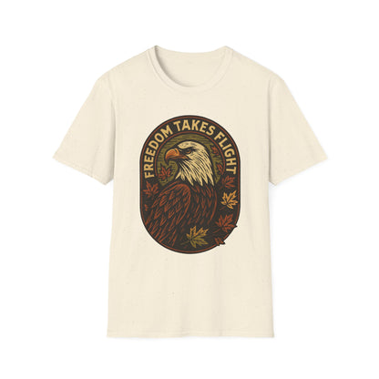 Bald Eagle Autumn Vintage T-Shirt