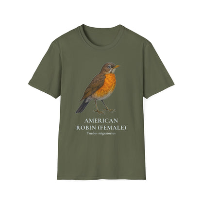 American Robin (Female) Field Guide Tee