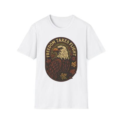 Bald Eagle Autumn Vintage T-Shirt