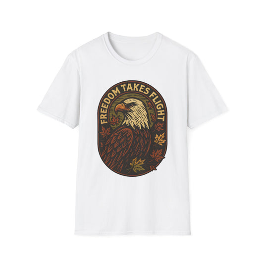 Bald Eagle Autumn Vintage T-Shirt