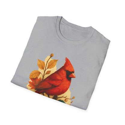 Northern Cardinal (Male) – Field Guide Watercolor Tee