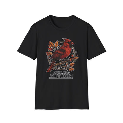 Northern Cardinal Spirit of Autumn T-Shirt