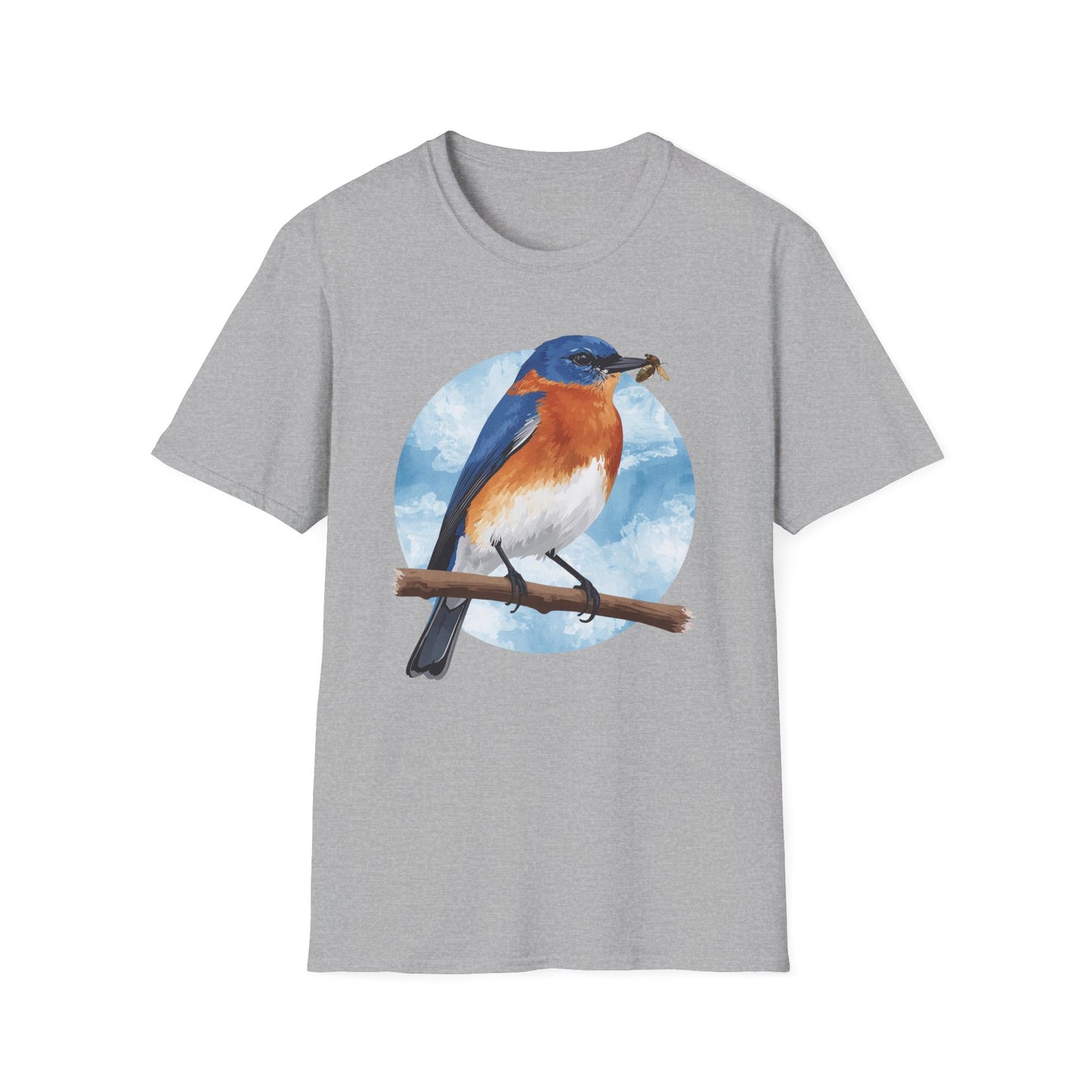 Eastern Bluebird with Insect T-Shirt