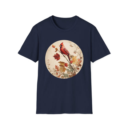 Northern Cardinal Autumn Branch T-Shirt