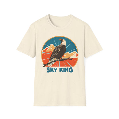 Bald Eagle Sky King Retro T-Shirt
