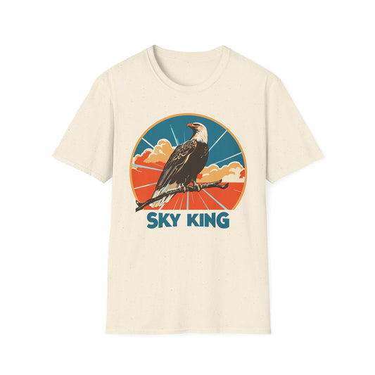 Bald Eagle Sky King Retro T-Shirt