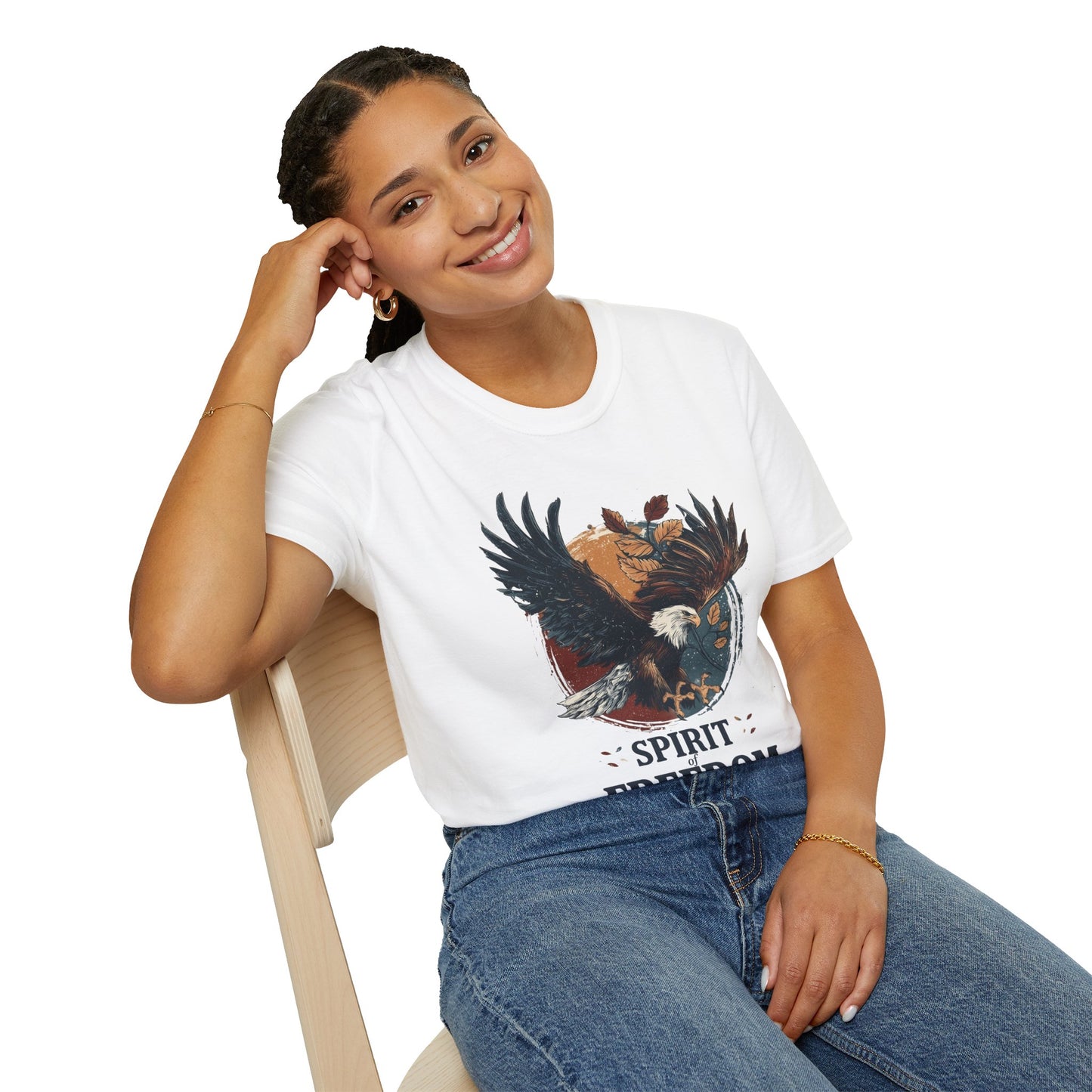 Bald Eagle Spirit of Freedom Vintage T-Shirt