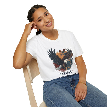 Bald Eagle Spirit of Freedom Vintage T-Shirt