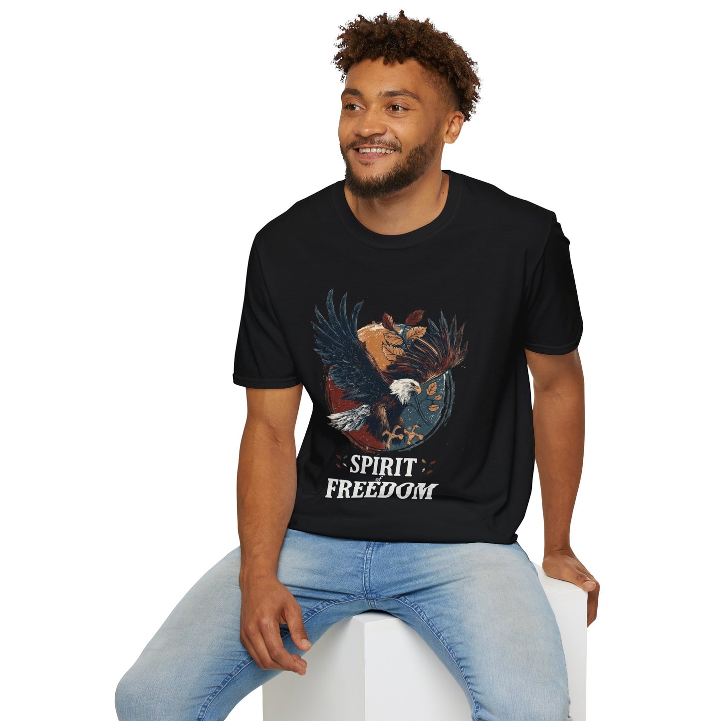 Bald Eagle Spirit of Freedom Vintage T-Shirt
