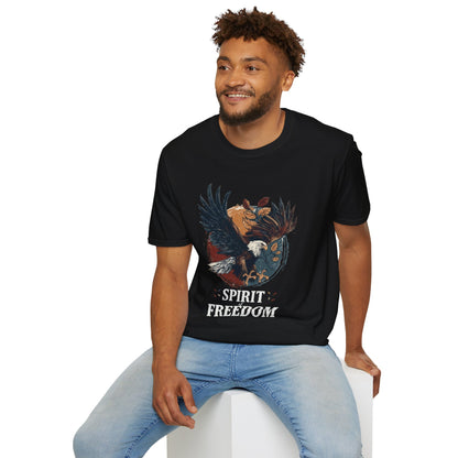 Bald Eagle Spirit of Freedom Vintage T-Shirt