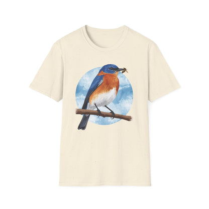 Eastern Bluebird with Insect T-Shirt