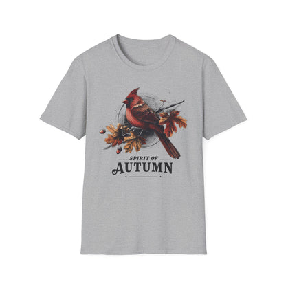 Northern Cardinal Spirit of Autumn Vintage T-Shirt