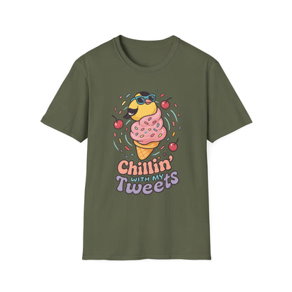 American Goldfinch Chillin’ Kawaii T-Shirt