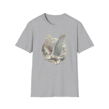 Snowy Owl Moon T-Shirt