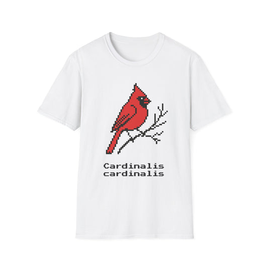 Northern Cardinal Pixel Art (Male)