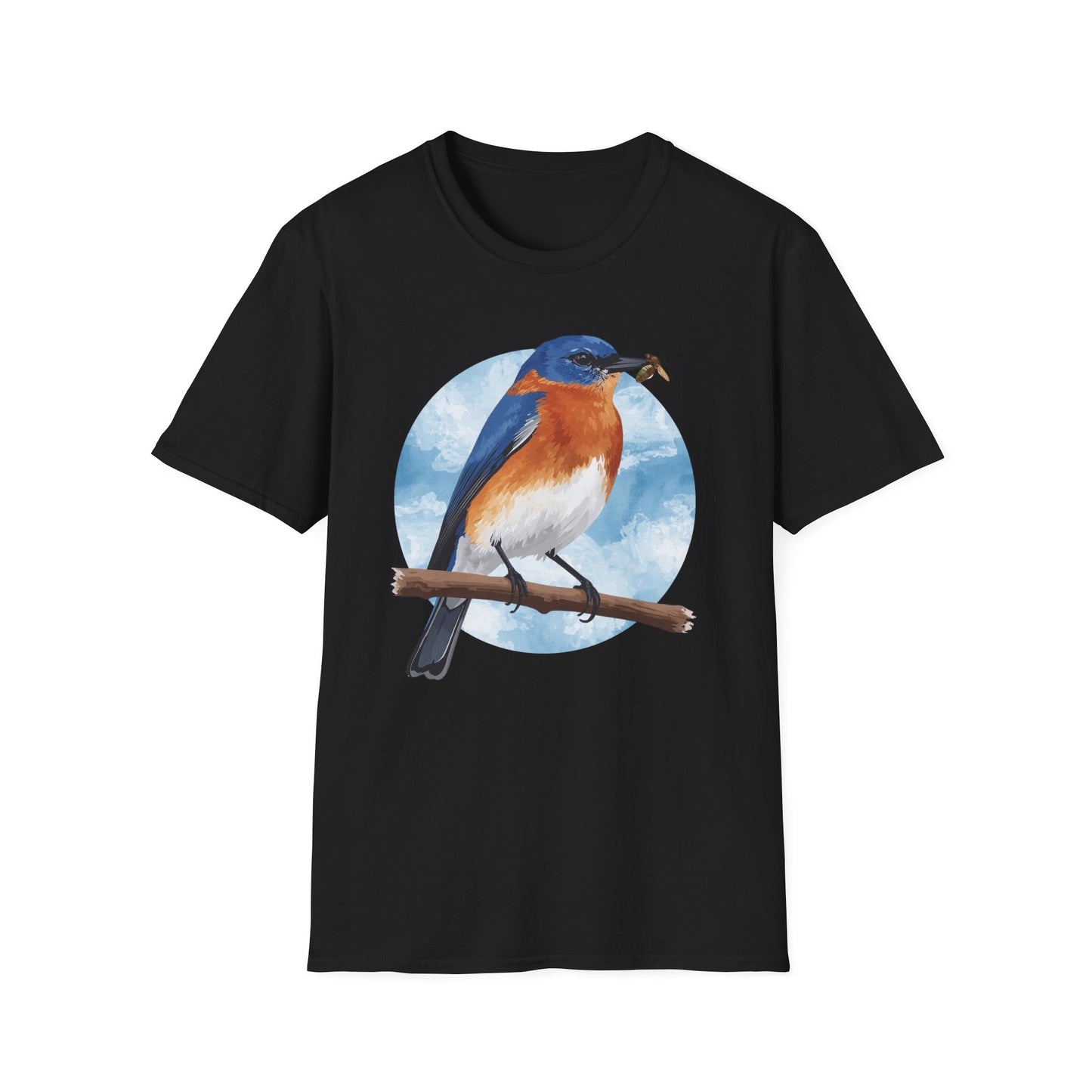 Eastern Bluebird with Insect T-Shirt