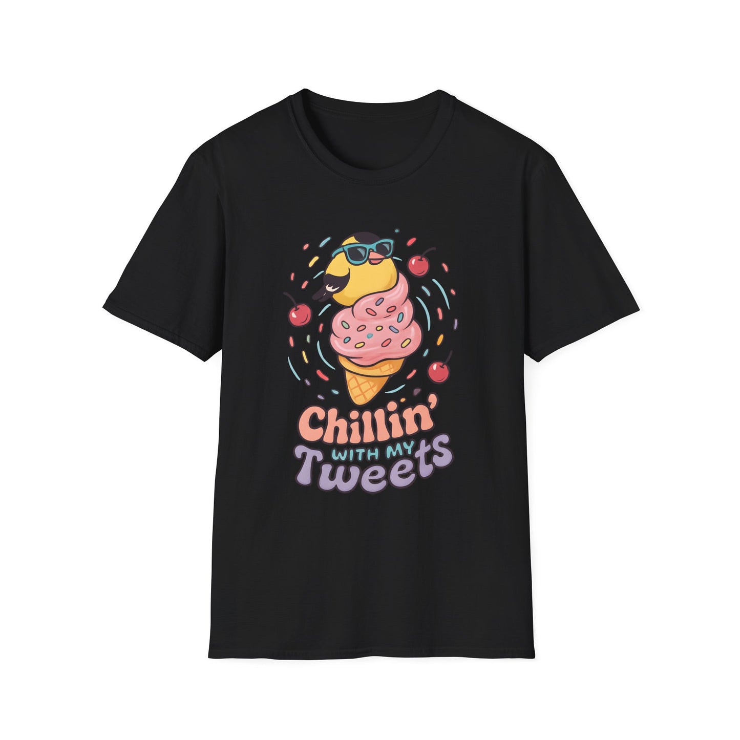 American Goldfinch Chillin’ Kawaii T-Shirt