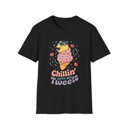 American Goldfinch Chillin’ Kawaii T-Shirt