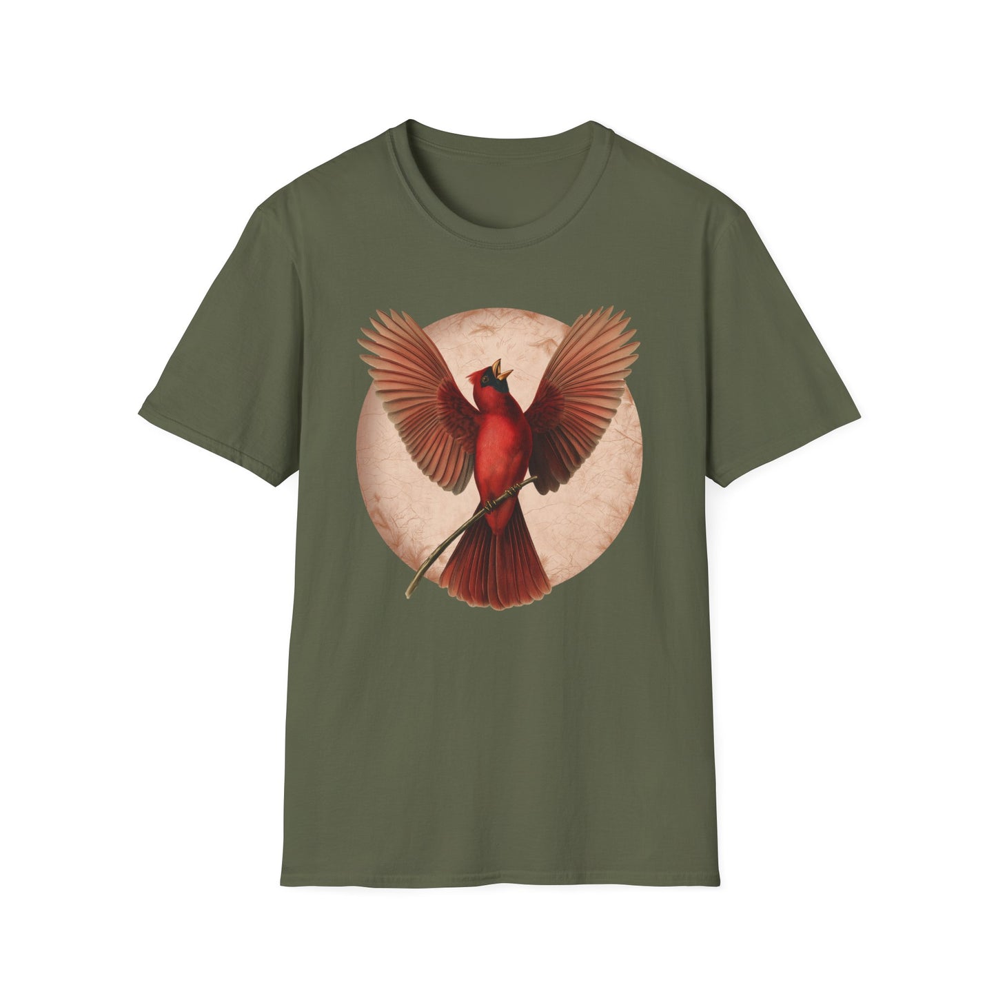 Northern Cardinal with Wings Outstretched T-Shirt